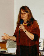 Sue Lukens Creasy 2001 at Midwest Herb Show