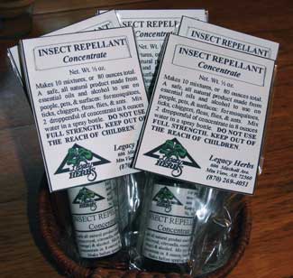 Insect repellant concentrate